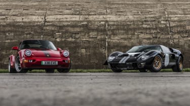 Everrati electric Ford GT40 and Porsche 911